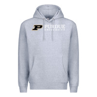 Heather Grey Purdue University, Apparel Premium Hoodie - linhVisuals