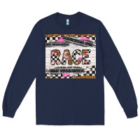 Navy race Long Sleeve Tee - Artiststas