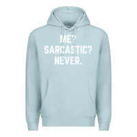 Blue Mist Me? sarcastic? never - funny sayings Premium Hoodie - linhVisuals