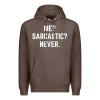 Coffee Me? sarcastic? never - funny sayings Premium Hoodie - linhVisuals