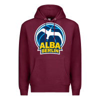 Burgundy berlin albatrosse #ffce00 alba berlin, berlin, germany,  bg charlotten Premium Hoodie - linhVisuals