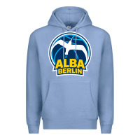 Colony Blue berlin albatrosse #ffce00 alba berlin, berlin, germany,  bg charlotten Premium Hoodie - linhVisuals