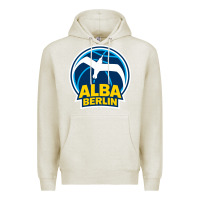 Oatmeal Heather berlin albatrosse #ffce00 alba berlin, berlin, germany,  bg charlotten Premium Hoodie - linhVisuals