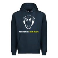 Navy Against Me! Premium Hoodie - linhVisuals