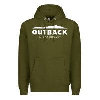 Army Green Outback Steakhouse Premium Hoodie - linhVisuals
