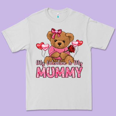 My Valentine Is My Mummy Premium Tee Designed By Lillyallendesigns