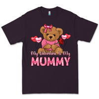 Plum my valentine is my mummy Premium Tee - LillyAllenDesigns