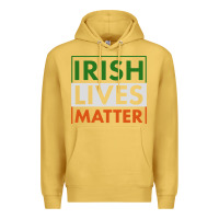 Antique Gold irish lives matter Premium Hoodie - linhVisuals