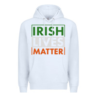 White irish lives matter Premium Hoodie - linhVisuals