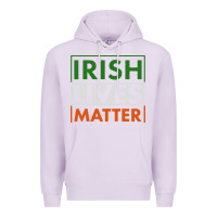 Lilac irish lives matter Premium Hoodie - linhVisuals