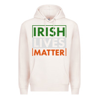 Pale Pink irish lives matter Premium Hoodie - linhVisuals