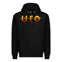 Black Ufo Premium Hoodie - linhVisuals
