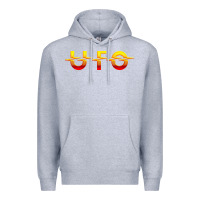 Heather Grey Ufo Premium Hoodie - linhVisuals