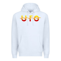 White Ufo Premium Hoodie - linhVisuals