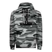Slate Camo this is america we don't share land here Premium Hoodie - linhVisuals