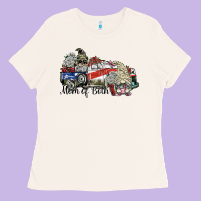 Mom Of Both Ladies Tee Designed By Sublimationcraftshop