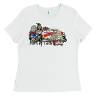 White mom of both Ladies Tee - SublimationCraftShop