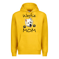 Lemon westie mom dog mama west highland terrier dog Premium Hoodie - linhVisuals