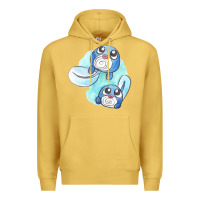 Antique Gold poliwag watercolor Premium Hoodie - linhVisuals