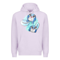 Lilac poliwag watercolor Premium Hoodie - linhVisuals