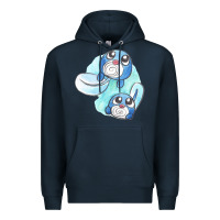 Navy poliwag watercolor Premium Hoodie - linhVisuals