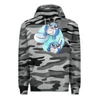 Slate Camo poliwag watercolor Premium Hoodie - linhVisuals