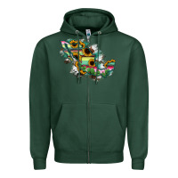 Sports Green Guerrero Mexico Sunflower Map Zipper Hoodie - RanaPortraitStore