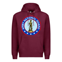 Burgundy army national guard Premium Hoodie - linhVisuals