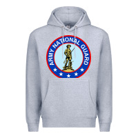 Heather Grey army national guard Premium Hoodie - linhVisuals