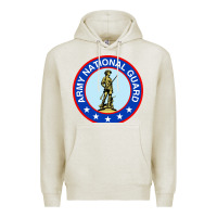 Oatmeal Heather army national guard Premium Hoodie - linhVisuals