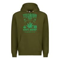 Army Green tegridy farms Premium Hoodie - linhVisuals