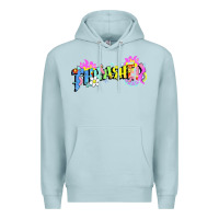 Blue Mist trasher Premium Hoodie - linhVisuals