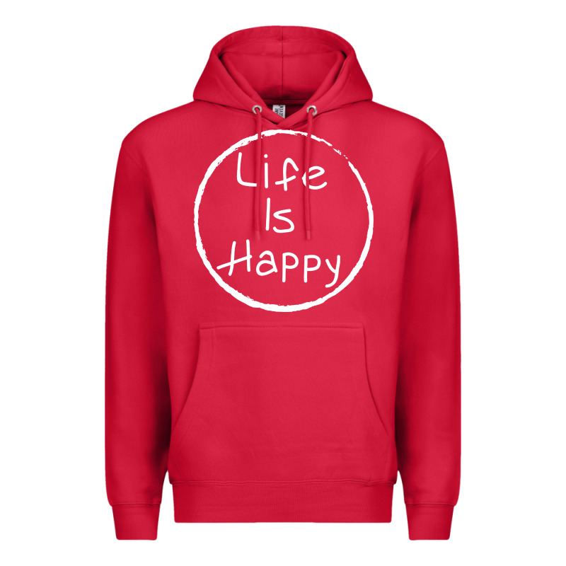 Life Is Happy Premium Hoodie by linhVisuals | Teevron