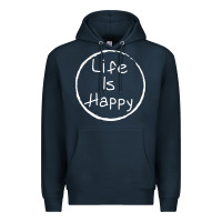 Navy life is happy Premium Hoodie - linhVisuals