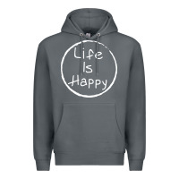 Rock life is happy Premium Hoodie - linhVisuals