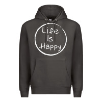 Smoke life is happy Premium Hoodie - linhVisuals