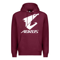 Burgundy papan ibu gigabyte aorus yang lagi baru Premium Hoodie - linhVisuals