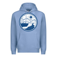 Colony Blue River Mountain Badge Premium Hoodie - linhVisuals