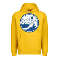 Lemon River Mountain Badge Premium Hoodie - linhVisuals