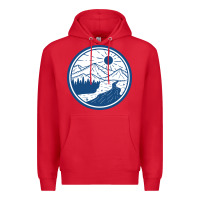 Red River Mountain Badge Premium Hoodie - linhVisuals