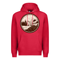 Cardinal River Forest Brown Premium Hoodie - linhVisuals