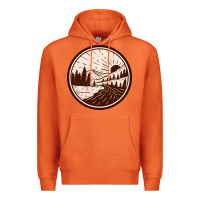 Carrot River Forest Brown Premium Hoodie - linhVisuals