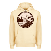 Pina Colada River Forest Brown Premium Hoodie - linhVisuals