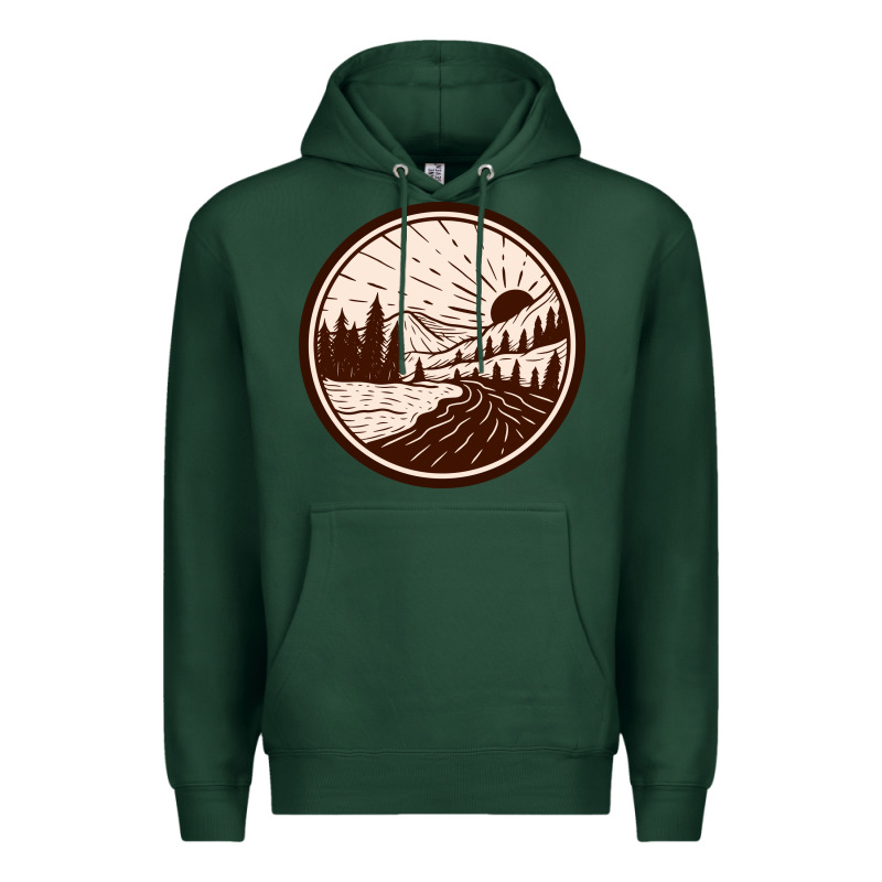 River Forest Brown Premium Hoodie by linhVisuals | Teevron