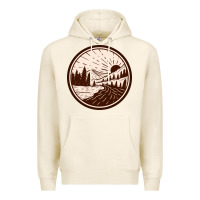 Tofu River Forest Brown Premium Hoodie - linhVisuals