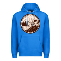 True Royal River Forest Brown Premium Hoodie - linhVisuals