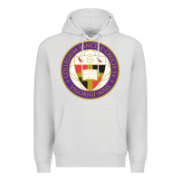 Dove Grey college of the holy cross Premium Hoodie - linhVisuals