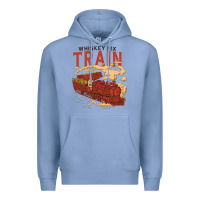 Colony Blue Whiskey Train Premium Hoodie - linhVisuals
