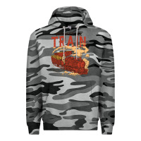 Slate Camo Whiskey Train Premium Hoodie - linhVisuals