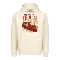 Tofu Whiskey Train Premium Hoodie - linhVisuals